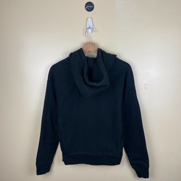 Black Champion Reverse-Weave Pullover Hoodie - Picture 7 of 7